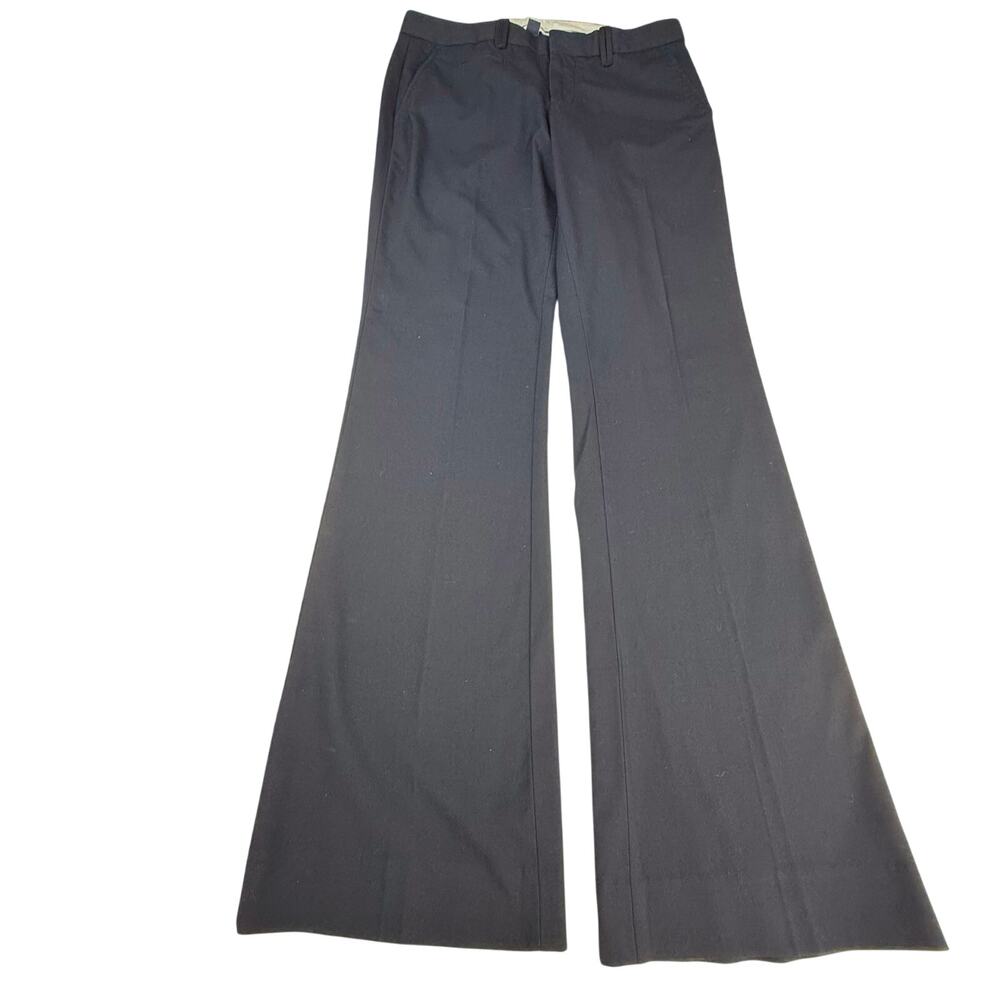 Gap Hip Slung Stretch Navy Casual Dress Pants Slim Everyday Classic Trouser Cut - Picture 12 of 16